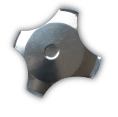 Silver star shaped object