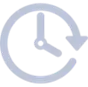 Clock with arrow icon