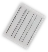 A close up of a plastic surface